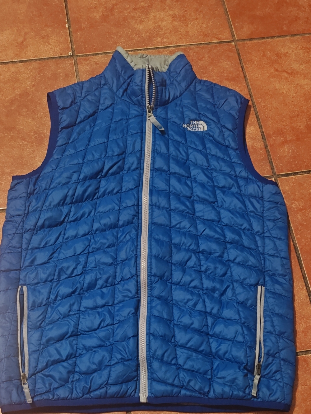 The North Face Men’s Blue Quilted Insulated Vest